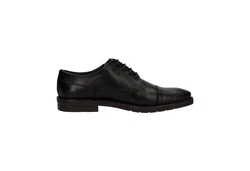 bugatti Schnürschuh Schwarz/Hellblau