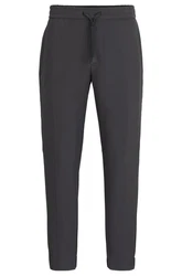 BOSS GREEN Chinohose T_Flex mit Tunnelzugbund grün