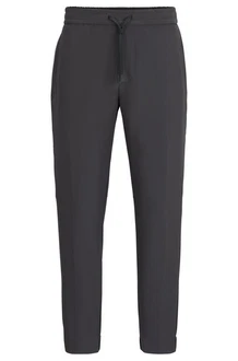 BOSS GREEN Chinohose T_Flex mit Tunnelzugbund grün