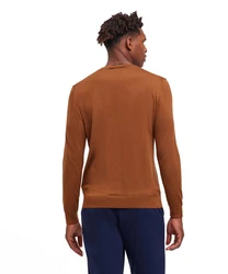 FALKE Strickpullover Braun/Orange