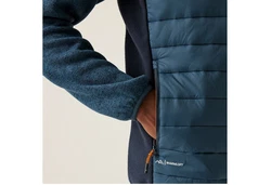 Regatta Strickfleecejacke Newhill Hybrid Dunkelblau/Blau/Hellblau