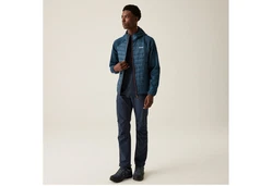 Regatta Strickfleecejacke Newhill Hybrid Dunkelblau/Blau/Hellblau