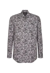 seidensticker Businesshemd Regular Fit Rosa/Dunkelgrau/Grau/Lila