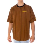 New Era T-Shirt Pinstripe braun/blk