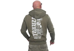 YAKUZA Hoodie Apologise Dunkelgrün/Khaki