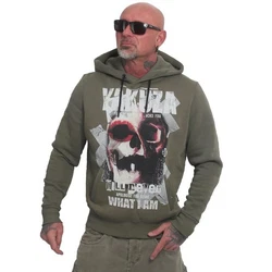 YAKUZA Hoodie Apologise Dunkelgrün/Khaki