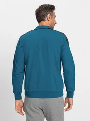 Witt Sweater Sweatjacke Blau/Türkis/Hellblau