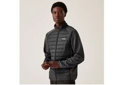 Regatta Funktionsjacke Clumber IV Hybrid Schwarz/Orange/Dunkelgrau/Grau