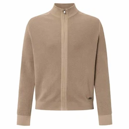 Sweatshirt Herren Strickjacke - Okan, Zipjacke, Stehkragen