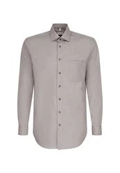 seidensticker Businesshemd BUSINESS KENT PATCH3 Beige/Grau/Braun/Lila/Khaki