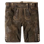 Stockerpoint Trachtenlederhose Beppo4 Khaki/Dunkelgrün/Braun/Dunkelbraun