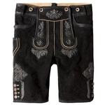 Stockerpoint Trachtenlederhose Beppo4 Schwarz/Creme
