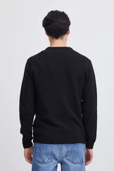 Casual Friday Rundhalspullover Karl Schwarz