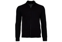 JOOP! Sweatshirt Herren Strickjacke Zipper Thilon Schwarz/Dunkelblau