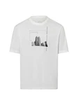 ARMANI EXCHANGE T-Shirt Connected Weiß/Grau/Creme/Hellblau