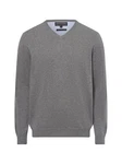 Finshley & Harding Strickpullover Grau/Dunkelgrau