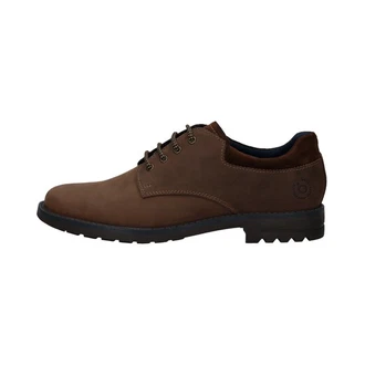 bugatti Schnürschuh Braun/Beige/Dunkelbraun