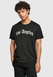 Mister Tee T-Shirt Los Angeles Wording Tee Schwarz/Grün/Blau/Gold