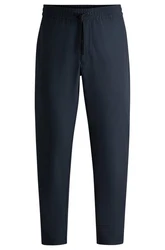 BOSS GREEN Chinohose T_Flex mit Tunnelzugbund dunkelblau