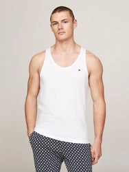 Tommy Hilfiger Underwear Tanktop 3P TANK TOP mit Logo-Stickerei Weiß/Creme