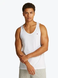 Tommy Hilfiger Underwear Tanktop 3P TANK TOP mit Logo-Stickerei Weiß/Creme