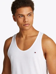 Tommy Hilfiger Underwear Tanktop 3P TANK TOP mit Logo-Stickerei Weiß/Creme
