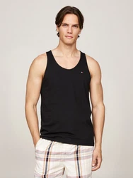 Tommy Hilfiger Underwear Tanktop 3P TANK TOP mit Logo-Stickerei Schwarz