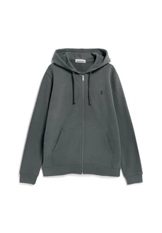 Armedangels Sweatjacke Saromian Comfort Herren dunkelgrau