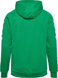 hummel Sweater Go Cotton Hoody Kapuzenpullover Neonfarben/Grün