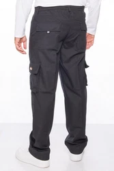 Kendindza Collection Cargohose Rangerhose Cargo Hose Herren Dunkelgrau/Orange/Grau/Dunkelblau