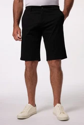 Boston Park 5-Pocket-Jeans Chino-Bermuda Bauchfit (70) Schwarz