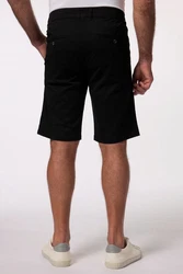 Boston Park 5-Pocket-Jeans Chino-Bermuda Bauchfit (70) Schwarz