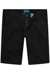 Boston Park 5-Pocket-Jeans Chino-Bermuda Bauchfit (70) Schwarz