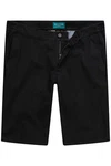 Boston Park 5-Pocket-Jeans Chino-Bermuda Bauchfit (70) Schwarz