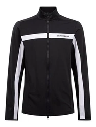 J.LINDEBERG Golfweste Golf Jarvis Midlayer Jacke Herren Schwarz/Dunkelrot/Gelb/Braun/Weiß