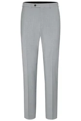 Digel Anzughose Per-V Baukastenhose Grau/Hellgrau