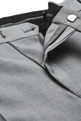 Digel Anzughose Per-V Baukastenhose Grau/Hellgrau