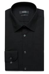 Digel Businesshemd Graham (1-tlg) Schwarz/Braun
