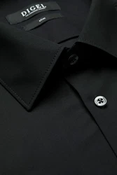 Digel Businesshemd Graham (1-tlg) Schwarz/Braun