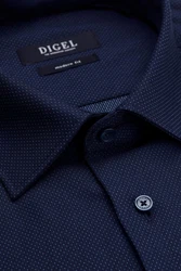 Digel Businesshemd Dabato Dunkelblau/Blau