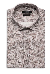 Digel Businesshemd Dabato Rosa/Braun/Lila/Beige