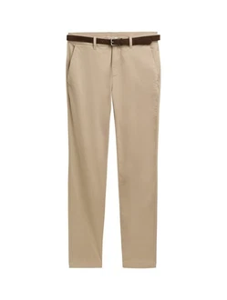 TOM TAILOR Chinohose Travis Khaki/Beige