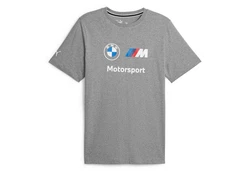 PUMA T-Shirt Motorsport BMW MMS ESS LOGO TEE Grau/Hellblau/Dunkelgrau