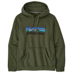 Patagonia Kapuzenfleecejacke P-6 Logo Uprisal Hoody Dunkelgrün/Grün