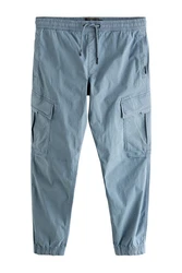 Next Utility-Cargohose Blau/Hellblau/Grau