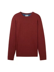 TOM TAILOR Pullover Basic Crewneck Knit 