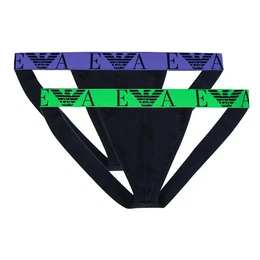 G-String 2e Pack Jockstrap Stretch Cotton (2-St., 2 Stck) mit Markenschriftzug am elastischen Bund