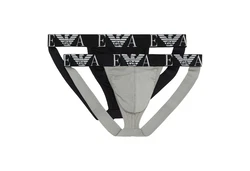 Emporio Armani G-String 2e Pack Jockstrap Stretch Cotton Rot/Lila/Weiß/Grün/Hellgrau/Orange/Blau