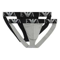 Emporio Armani G-String 2e Pack Jockstrap Stretch Cotton Rot/Lila/Weiß/Grün/Hellgrau/Orange/Blau