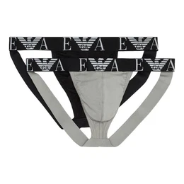 G-String 2e Pack Jockstrap Stretch Cotton (2-St., 2 Stck) mit Markenschriftzug am elastischen Bund